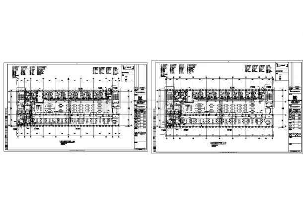 咸阳市某市政单位8层框架结构办公楼全套暖通系统设计CAD图纸-图二
