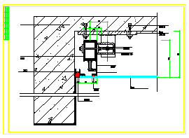 玻璃幕墙及铝合金型材cad详细节点设计施工图_图1