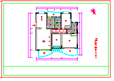 大户型雅居室内装修方案cad平面设计施工图纸_图1