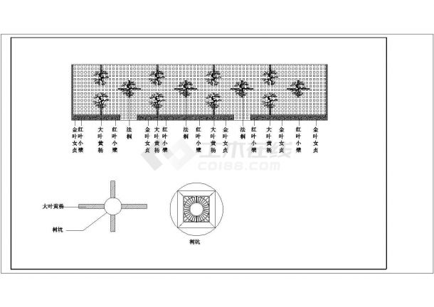【无锡】某地汉城小区全套规划施工设计cad图纸（含功能分区图）-图二