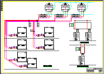 大型超市中央空调平面设计cad施工图_图1