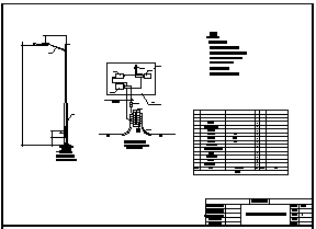 道路照明施工设计cad图纸详图-图二