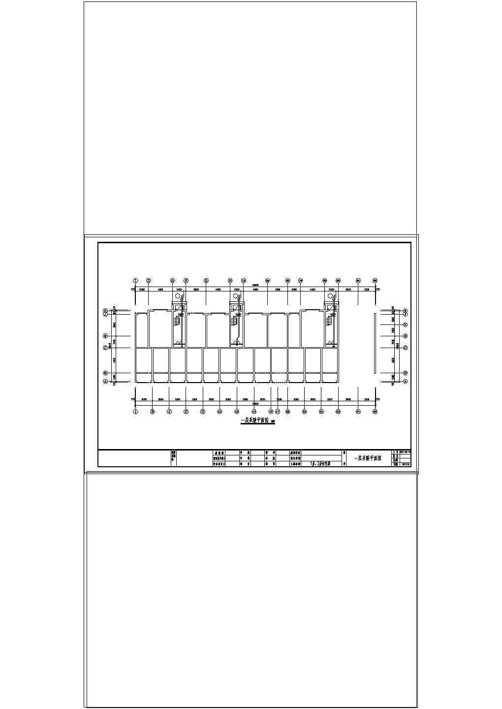 [黄骅]某住宅楼水暖设计cad施工图