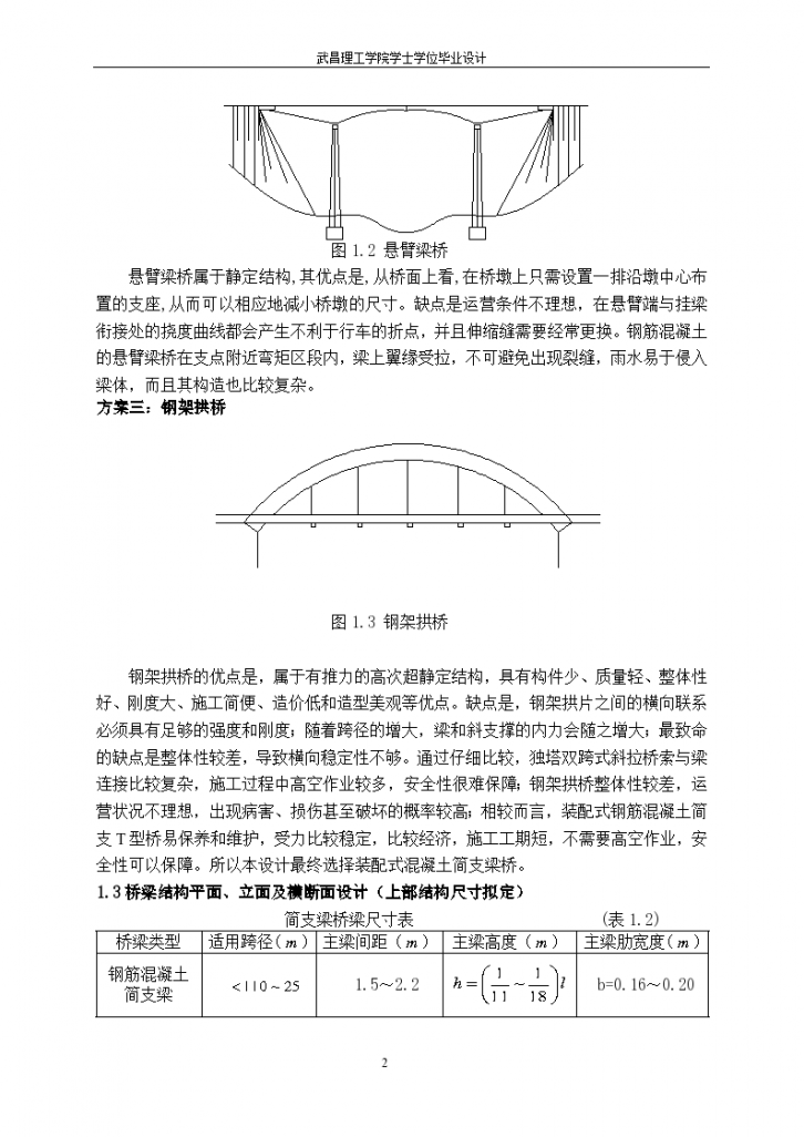 二十四米钢筋混凝土简支型梁桥毕业设计-图二