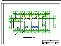 某仿古代别墅建筑施工cad图纸-图一