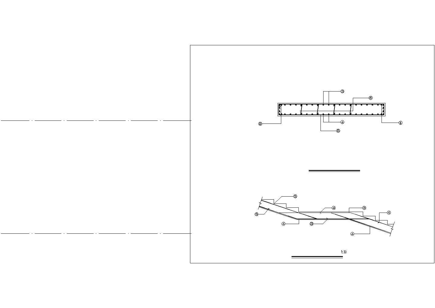 某弧形楼梯节点构造设计施工CAD图纸