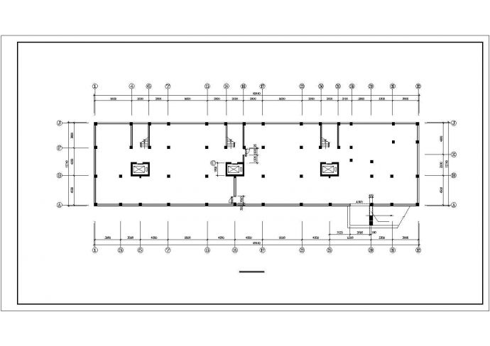 书香门第公寓 2# 3#楼小高层建筑设计CAD施工图_图1