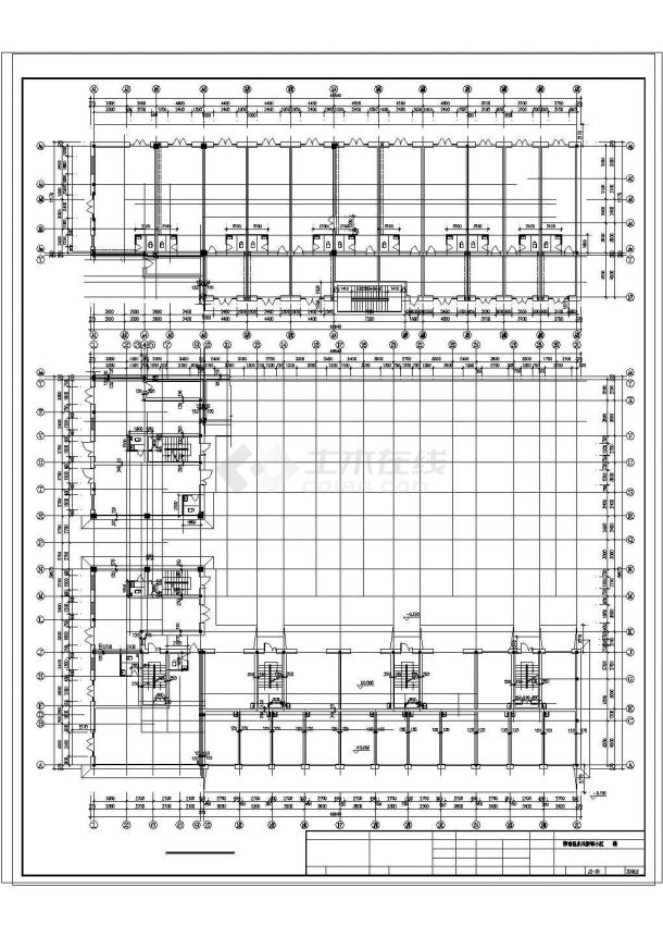 某大型小区建筑平面CAD设计图纸-图一