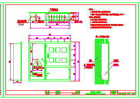复杂社区电气电表箱cad设计图纸-图一