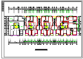 高层办公楼建筑采暖系统设计cad图纸-图二