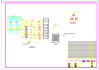 高层住宅楼通风管道电气系统cad控制设计图纸_图1