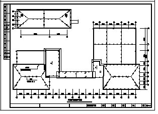 某三层综合楼电气施工cad图(含照明，配电系统设计)_图1