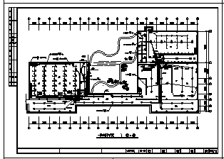 某三层综合楼电气施工cad图(含照明，配电系统设计)-图二