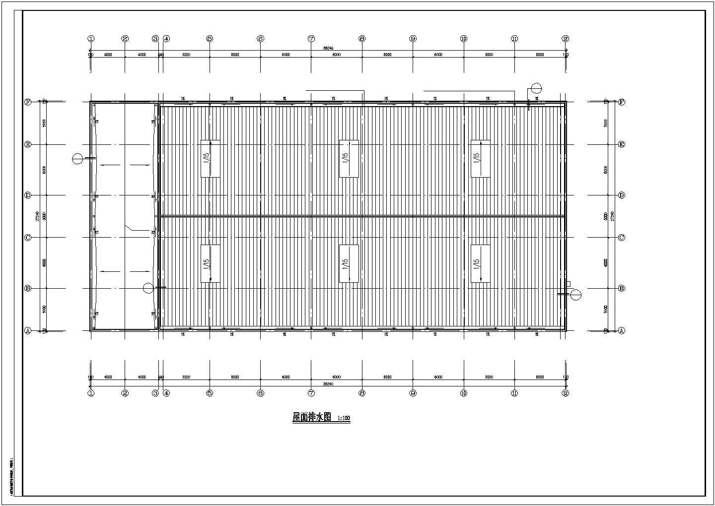 厂房设计_2层1756.44平米厂房建施图【平立 卫平 节点大样 说明（无剖面）】CAD设计施工图纸