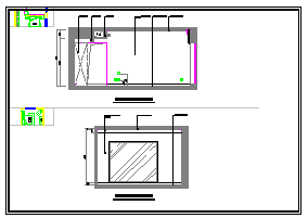 高档住宅室内精装修施工cad设计图纸-图二