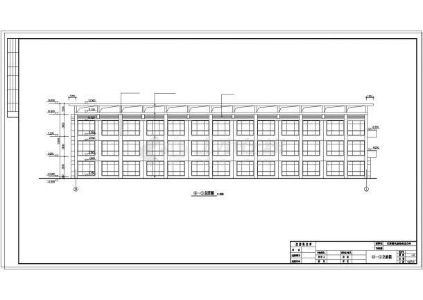 某工厂车间建筑平面CAD设计施工图-图二