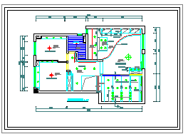 经典别墅整套装修CAD施工设计图-图一