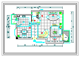经典别墅整套装修CAD施工设计图-图二
