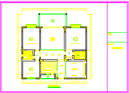 家居室内装修设计cad平面地面用材设计图-图一