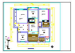 青年乐园整套户型装修CAD施工设计图_图1