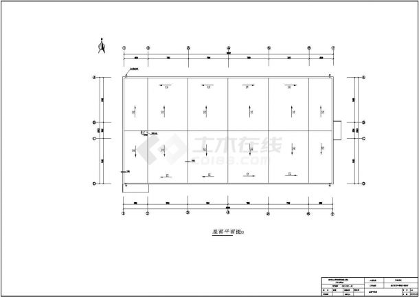 【3层】3088㎡三层框架结构CAD图书馆钢筋及广联达算量（含CAD图纸）-图二