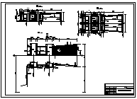 建筑进水口纵剖面钢筋设计施工cad图纸_图1