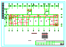 教学楼建筑结构设计施工cad方案图-图一