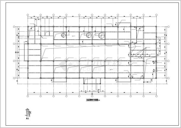 某地办公楼结构CAD设计施工图纸【18个CAD文件】-图二