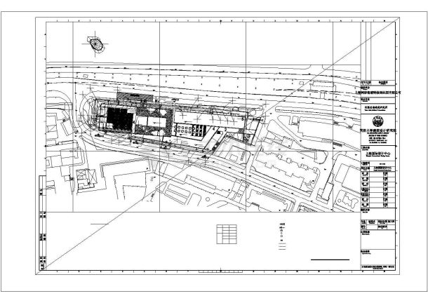 济南市建圩路某高层金融写字楼全套给排水系统设计CAD图纸-图一