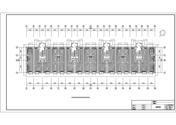 新疆某六层公寓水暖设计cad施工图纸-图一