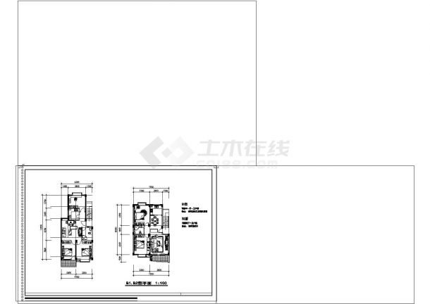 [福州]某住宅小区规划设计cad平面方案施工图纸-图二