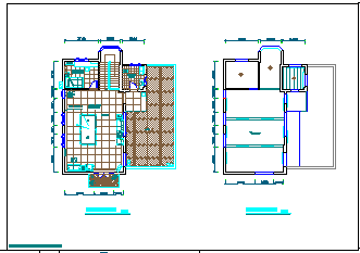 经典两层别墅室内装修详细设计cad施工图-图二