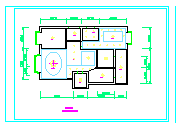 五口之家室内家装完整cad设计方案施工图-图二