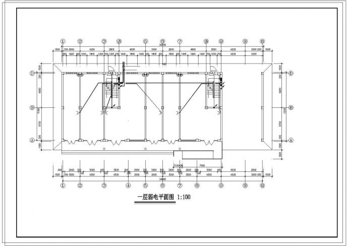 某六层框架结构住宅楼全套电气CAD图纸_图1