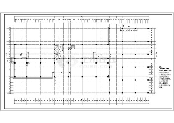 【10层】12880平米CAD框架办公楼毕业设计（含计算书，部分建筑、结构图）-图一