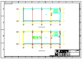 酒钢初步结构cad设计施工方案图纸-图一
