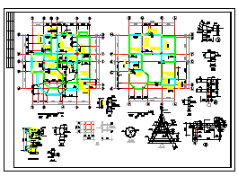 框架型11层办公楼建筑全套施工cad图纸-图一