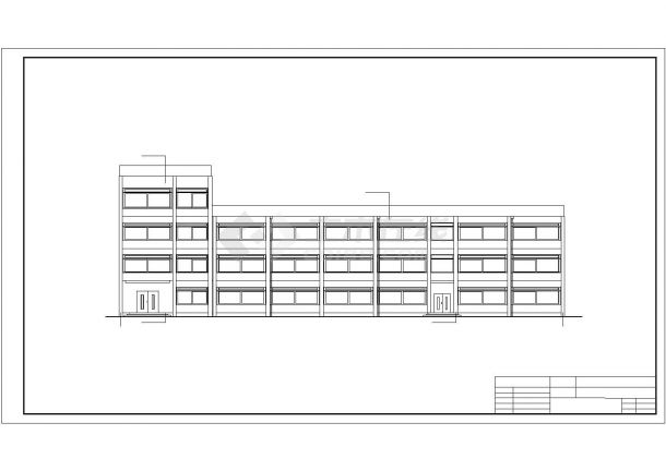 某4层幼儿园2315.97平米CAD设计图（计算书、建筑、结构图）-图一