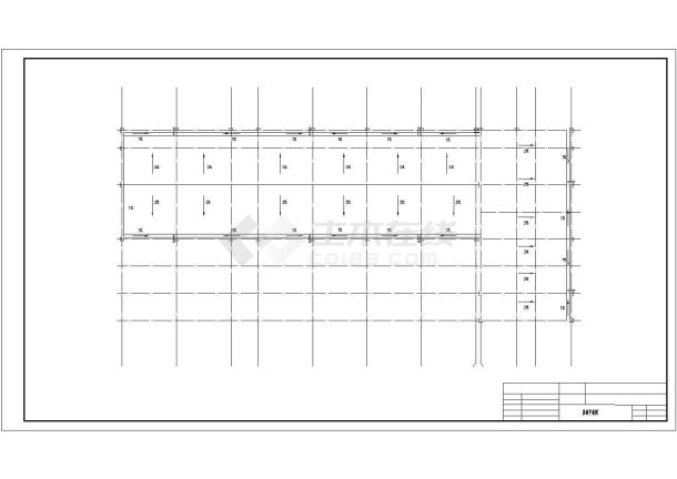 某4层幼儿园2315.97平米CAD设计图（计算书、建筑、结构图）-图二