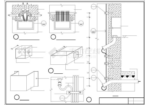 某地住宅小区电气CAD安装图纸-图二