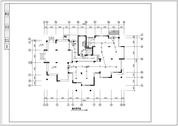 北方某小区高层住宅楼全套电气CAD施工图纸_图1