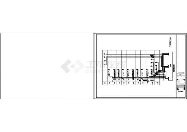 办公楼设计_北京某办公楼商住楼CAD电气施工图纸-图一