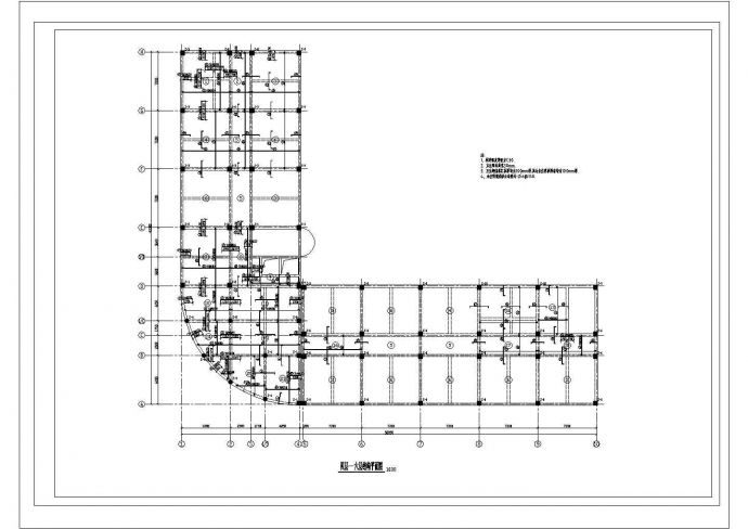 某10441.17㎡8层框架CAD办公楼毕业设计（计算书、建筑、结构图）_图1