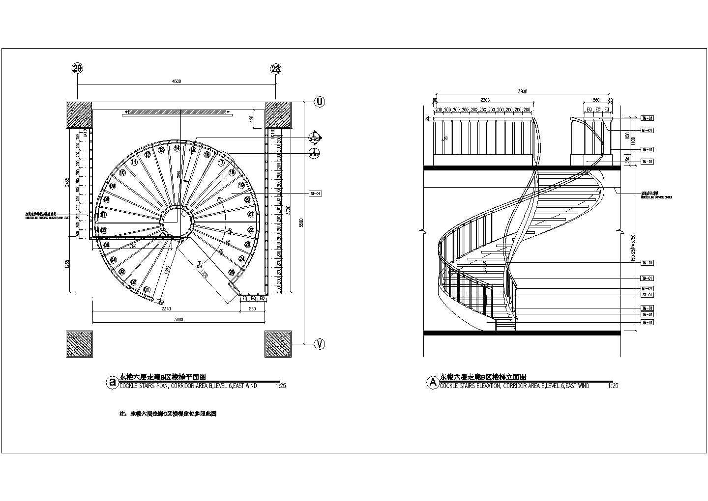 双跑楼梯平面图设计-房天下装修效果图