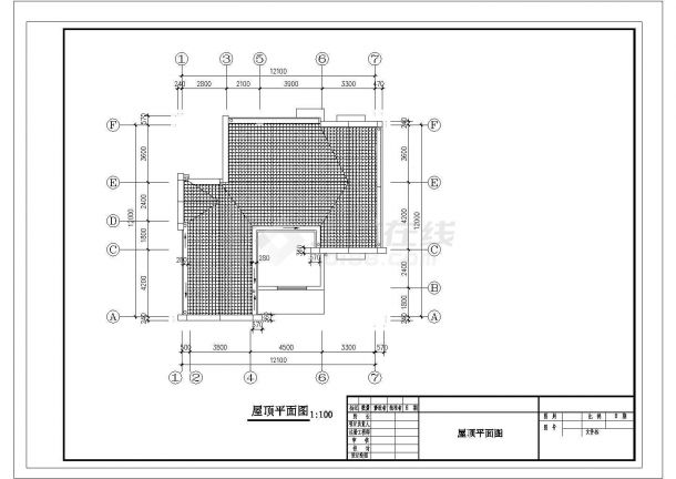 太仓市新坪村某2层砖混结构单体私人别墅建筑设计CAD图纸（含效果图）-图一
