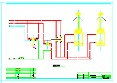 常用压锅炉房采暖设计cad施工图纸_图1