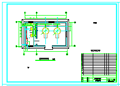 常用压锅炉房采暖设计cad施工图纸-图二