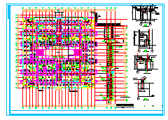 某电子电器物流港中央空调cad施工设计图纸_图1