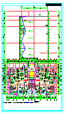 带底层商业的多层住宅建筑CAD设计施工图纸-图二