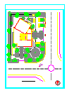 高层豪华宾馆建筑设计方案cad施工图纸(平面、立面)-图二